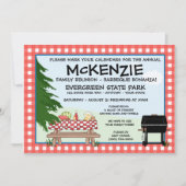 Invitation Family Reunion Barbeque (Devant)