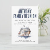 Invitation Family Reunion Cruise Vacation  (Debout devant)