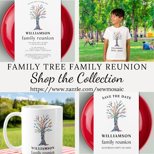 Invitation Family Reunion Family Tree