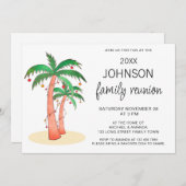 Invitation Family Reunion Tree (Devant / Derrière)