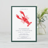 Invitation Family Seafood Boil Crawfish Cookout (Debout devant)