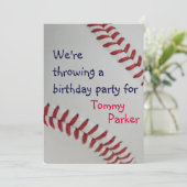 Invitation Fan de baseball-tastic_sports thème fête d'anniver (Debout devant)