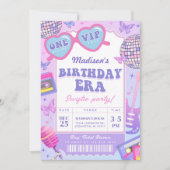 Invitation Fan De Musique Dans Mon Anniversaire Anniversaire  (Devant)