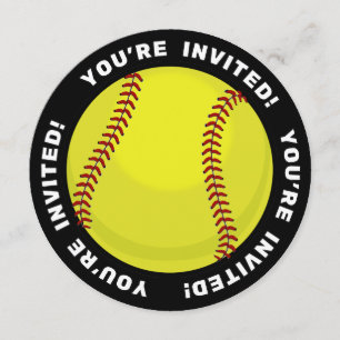Invitation Fan du base-ball