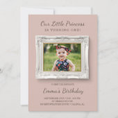 Invitation Fancy Frame Premier anniversaire (Devant)