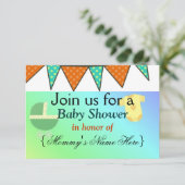 Invitation Fancy & Fun Baby Shower (Debout devant)