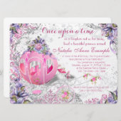 Invitation Fancy Once upon a Time Fairy Tale Anniversaire (Devant / Derrière)