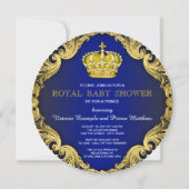 Invitation Fancy Prince Baby shower (Dos)