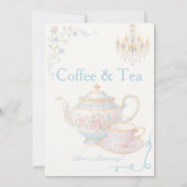 Invitation Fancy  Regency Coffee & Tea Love is Brewing Sign (Dos)