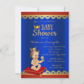 Invitation Fancy Royal Prince Baby shower (Dos)