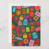 Invitation Fancy White Elephant Noël échange cadeau (Dos)