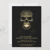 Invitation Fang Halloween Fang Skeleton Fang Fang (Devant)