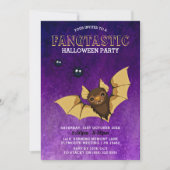 Invitation Fangtastique Fête d'Halloween (Devant)