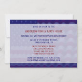 Invitation Fantaise 4 juillet | Feu d'artifice de bière Eagle (Dos)