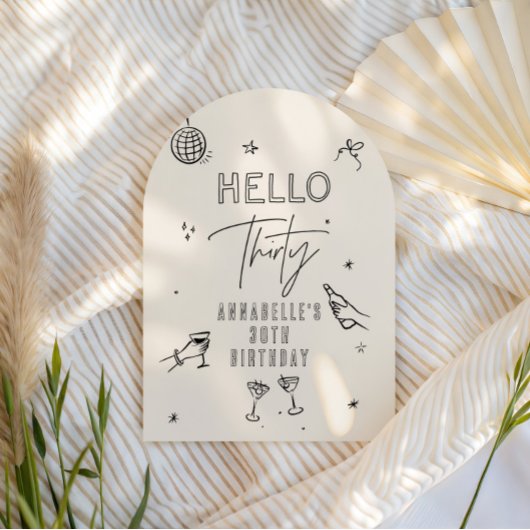 Invitation fantaisie dessinée à la main à la fête des boisson