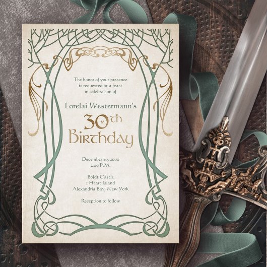 Invitation Fantaisie Médiévale 30e Anniversaire