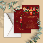 Invitation Fantaisie moderne unique Nutcracker fête de Noël