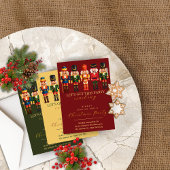 Invitation Fantaisie moderne unique Nutcracker fête de Noël