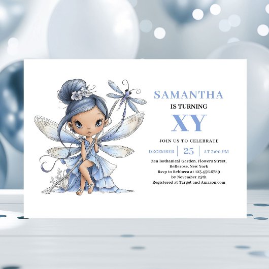 Invitation fantaisiste pastel pour les 6 ans de Bl