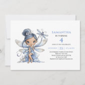 Invitation fantaisiste pastel pour les 6 ans de Bl (Devant)