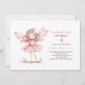 Invitation fantaisiste pour les 8 ans de la mignon (Devant)