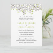 Invitation Fantasmes floraux Envois formels de mariage (Debout devant)