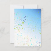 Invitation Fantastique fête Anniversaire de enfant de requin (Dos)