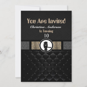 Invitation Fantastique Panther Poster de animal