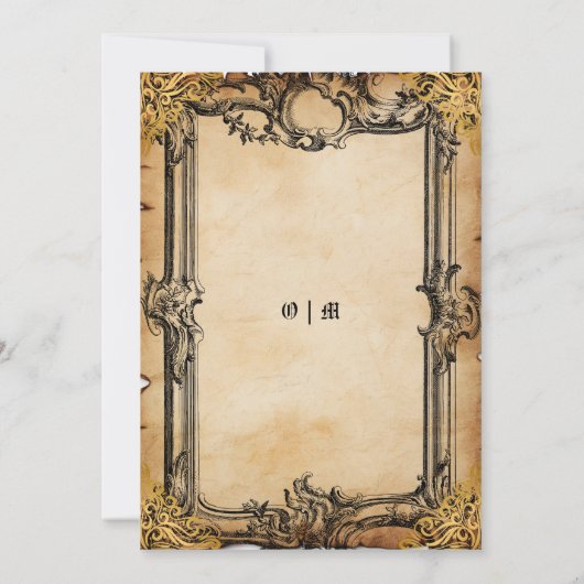 Invitation Fantasy Medieval Wedding (Dos)