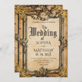 Invitation Fantasy Medieval Wedding (Devant / Derrière)