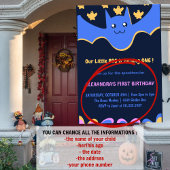 Invitation Fantôme Bateau volant Petit bosse Halloween 1er an