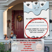 Invitation Fantôme Bateau volant Petit bosse Halloween 1er an