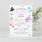 Invitation fantôme de Boothday aquarelle pastel (Debout devant)