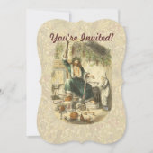 Invitation Fantôme de Noël Présent Scrooge (Devant)