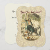 Invitation Fantôme des Noëls Présents Scrooge (Devant / Derrière)