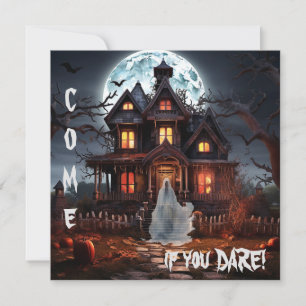 Invitation Fantôme éffrayant Haunted House Halloween Party