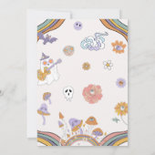 Invitation Fantôme Halloween Anniversaire Super Allons Gouls (Dos)