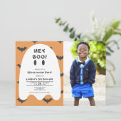 Invitation Fantôme Halloween N'importe quelle année Photo Ann (Debout devant)