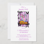 Invitation Fantôme Irridescent Coquette Arc Spooky Un (Devant)