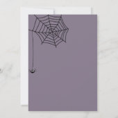 Invitation Fantôme mignon et Halloween Citrouille (Dos)