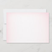 Invitation Fantôme rose mignon Halloween Baby shower (Dos)