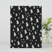 Invitation Fantômes d'Halloween foncé (Debout devant)