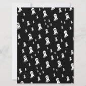 Invitation Fantômes d'Halloween foncé (Devant)