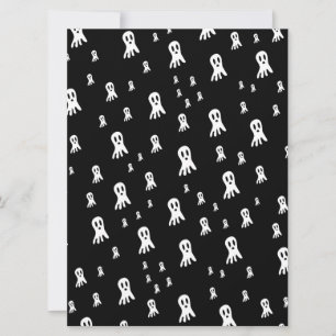 Invitation Fantômes d'Halloween foncé