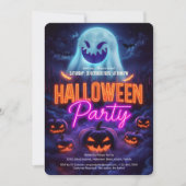 Invitation Fantômes Éffrayants effrayants Fête d'Halloween ad (Devant)
