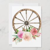 Invitation Far West | Howdy | Fête de Cowgirl (Dos)