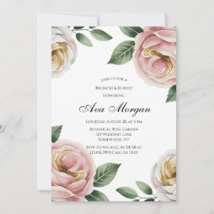 Invitation Fard à joues et rose ivoire Floral Brunch & Bubbly