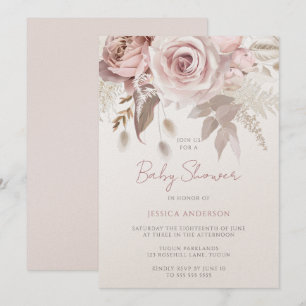 Invitation Fard à joues scintillant Champagne Rose Poussiéreu