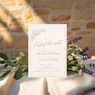Invitation Fard rose Elle est fraîche sur le marché Enterreme