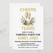 Invitation Farewell Send Off Party (Devant / Derrière)
